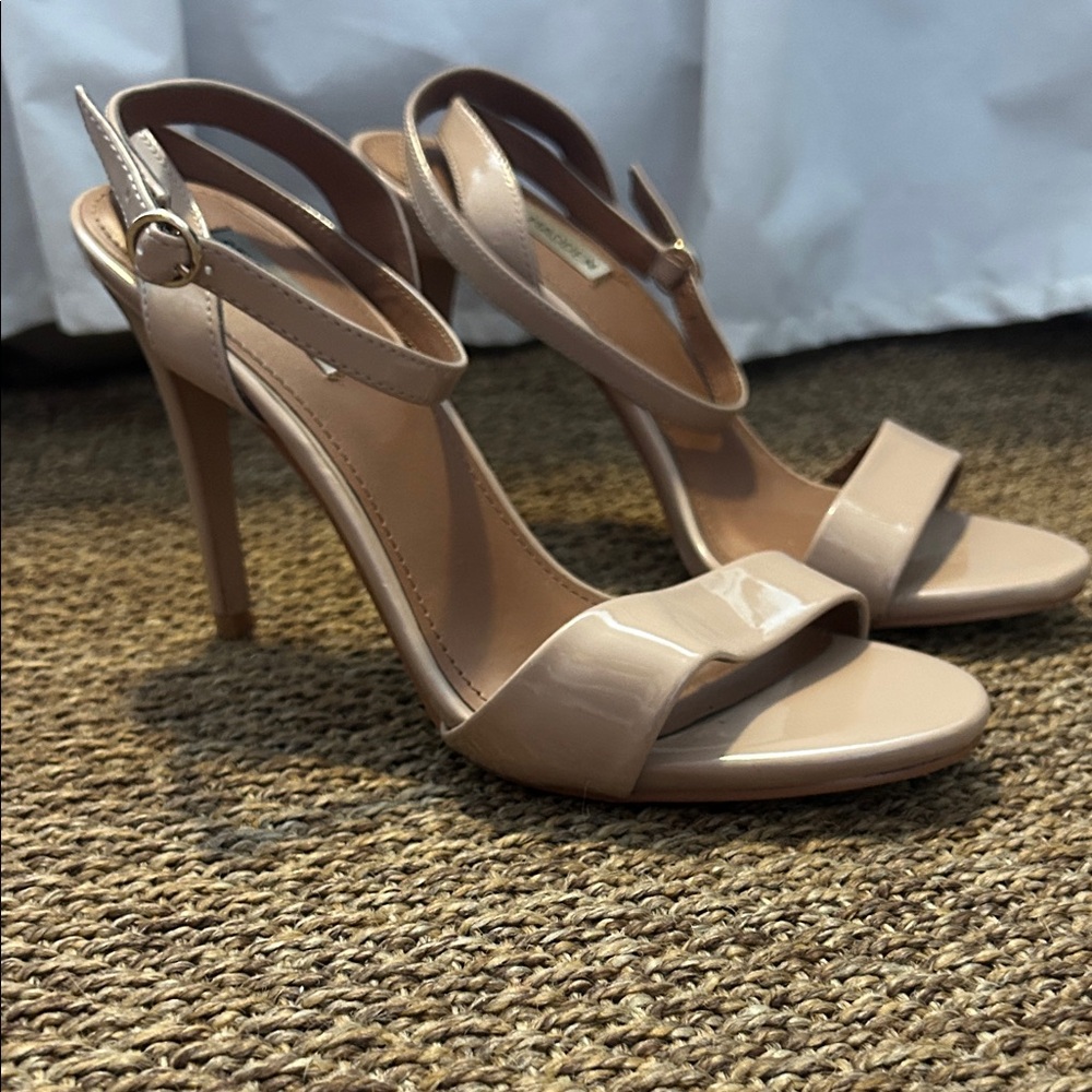Steve Madden Nude Strappy Heels